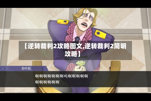 【逆转裁判2攻略图文,逆转裁判2简明攻略】-第1张图片