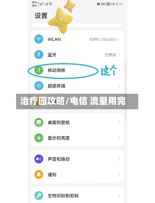 治疗园攻略/电信 流量用完-第1张图片