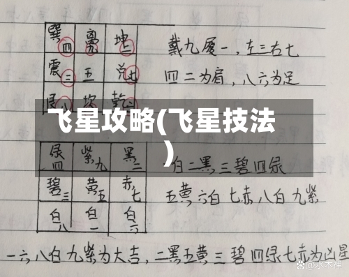 飞星攻略(飞星技法)-第2张图片