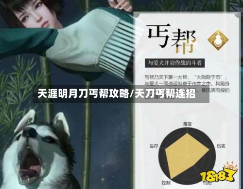 天涯明月刀丐帮攻略/天刀丐帮连招-第2张图片