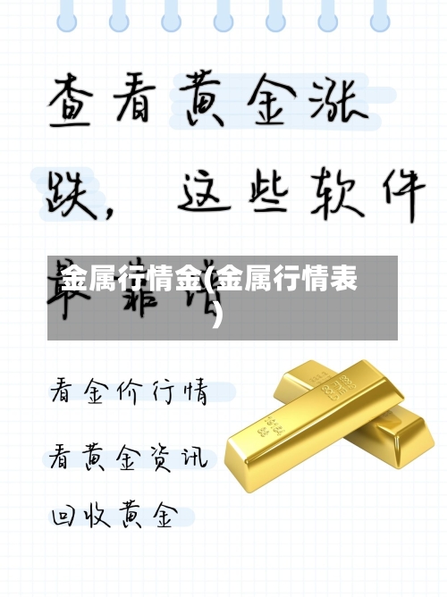 金属行情金(金属行情表)-第1张图片
