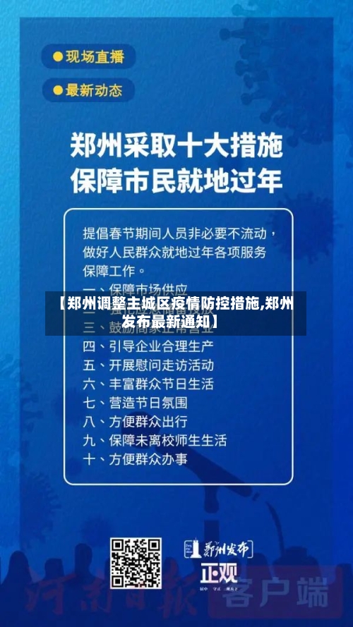 【郑州调整主城区疫情防控措施,郑州发布最新通知】-第1张图片