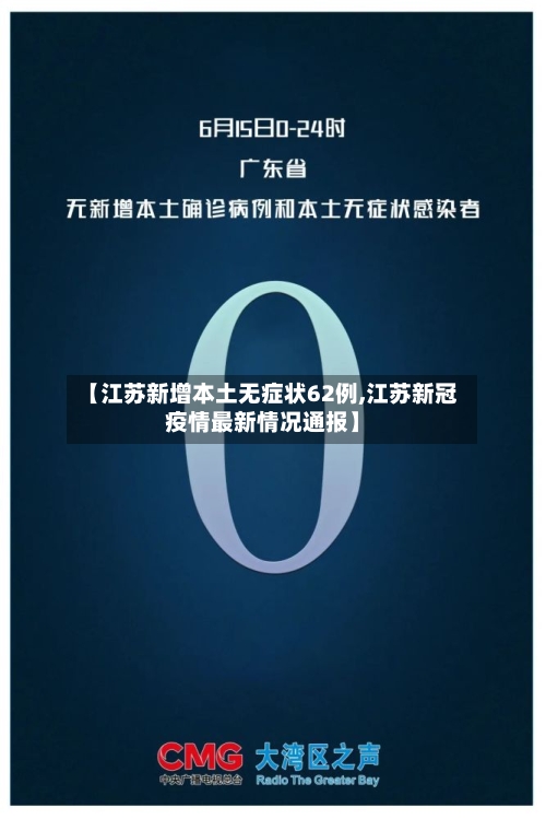 【江苏新增本土无症状62例,江苏新冠疫情最新情况通报】
