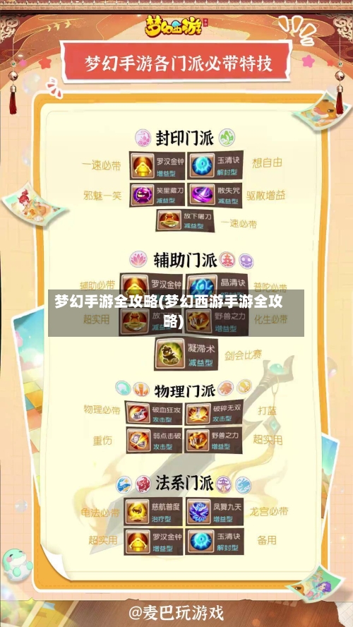梦幻手游全攻略(梦幻西游手游全攻略)-第1张图片