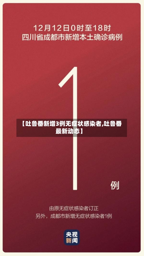 【吐鲁番新增3例无症状感染者,吐鲁番最新动态】-第1张图片