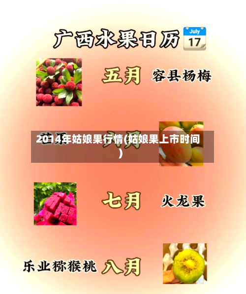 2014年姑娘果行情(姑娘果上市时间)-第1张图片