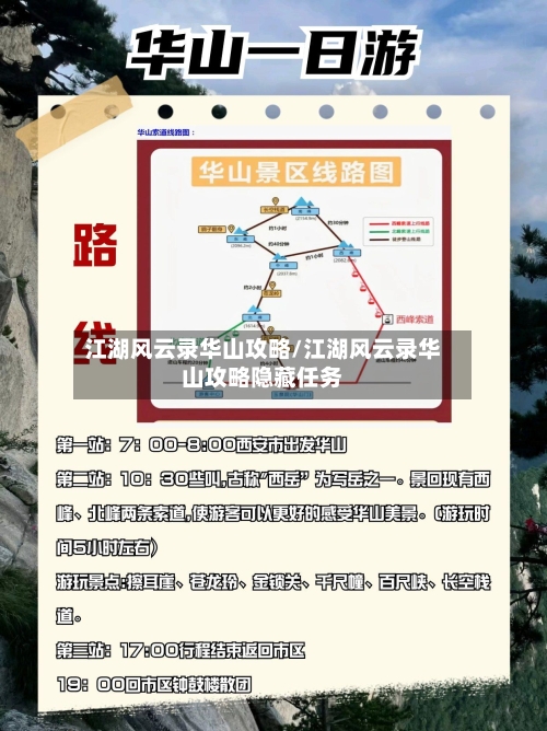 江湖风云录华山攻略/江湖风云录华山攻略隐藏任务-第1张图片
