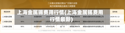 上海金属锡费用行情(上海金属锡费用行情最新)-第1张图片