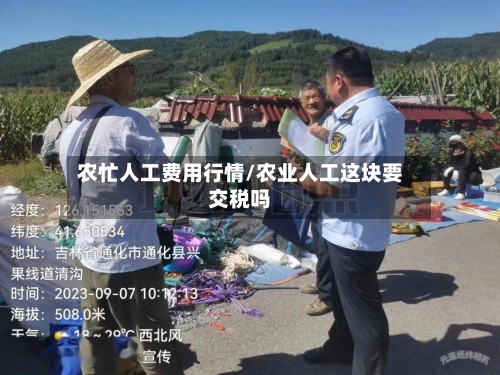 农忙人工费用行情/农业人工这块要交税吗-第1张图片
