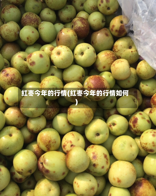 红枣今年的行情(红枣今年的行情如何)-第1张图片
