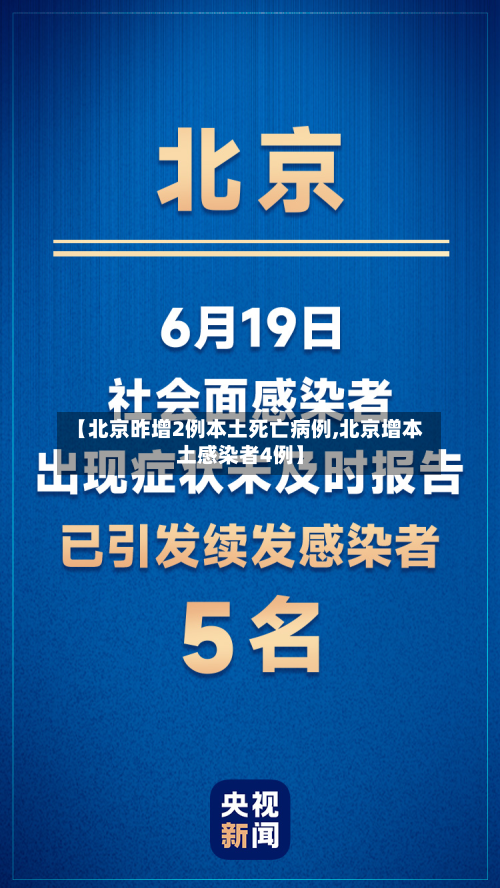 【北京昨增2例本土死亡病例,北京增本土感染者4例】-第1张图片