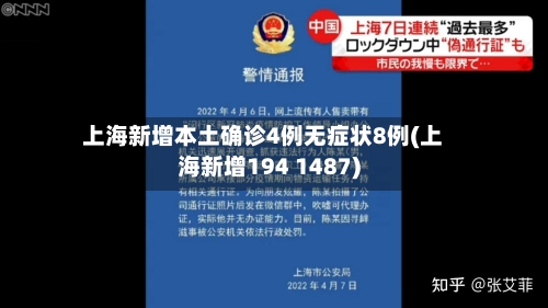 上海新增本土确诊4例无症状8例(上海新增194 1487)-第2张图片