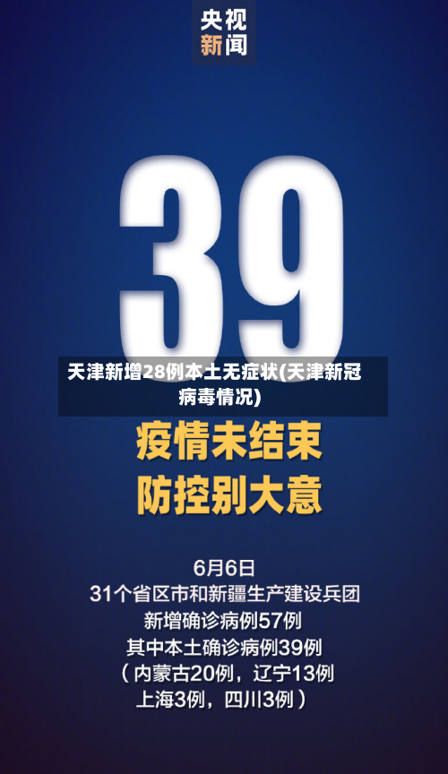 天津新增28例本土无症状(天津新冠病毒情况)-第1张图片