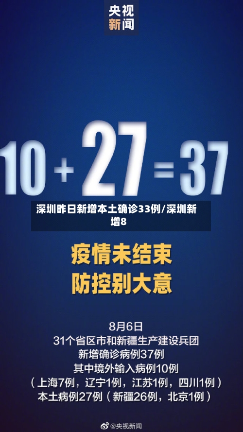深圳昨日新增本土确诊33例/深圳新增8-第1张图片