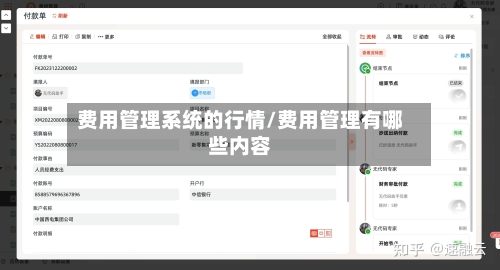 费用管理系统的行情/费用管理有哪些内容-第2张图片