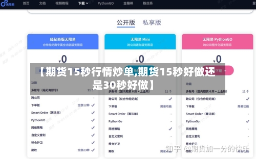 【期货15秒行情炒单,期货15秒好做还是30秒好做】-第3张图片
