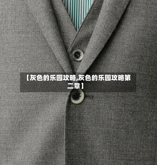 【灰色的乐园攻略,灰色的乐园攻略第二章】-第3张图片