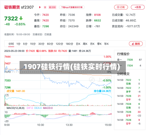 1907硅铁行情(硅铁实时行情)-第3张图片