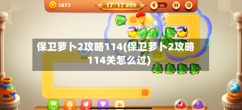 保卫萝卜2攻略114(保卫萝卜2攻略114关怎么过)-第2张图片