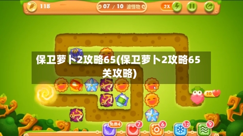 保卫萝卜2攻略65(保卫萝卜2攻略65关攻略)-第2张图片