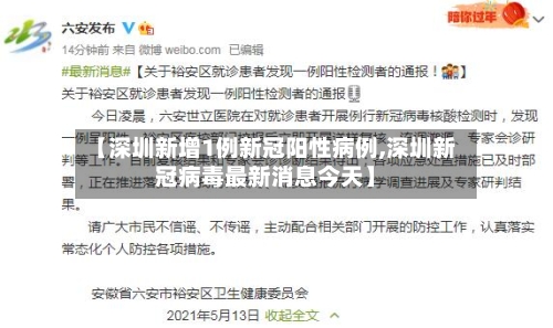 【深圳新增1例新冠阳性病例,深圳新冠病毒最新消息今天】-第3张图片