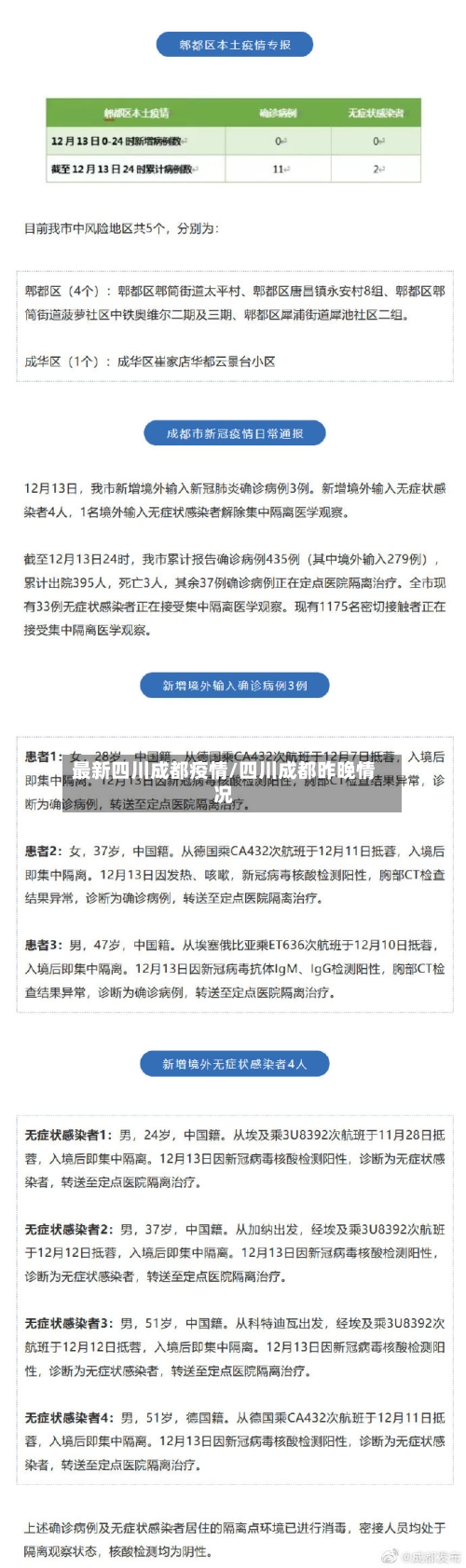最新四川成都疫情/四川成都昨晚情况-第1张图片