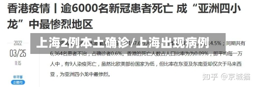 上海2例本土确诊/上海出现病例-第1张图片