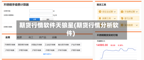 期货行情软件天狼星(期货行情分析软件)-第1张图片