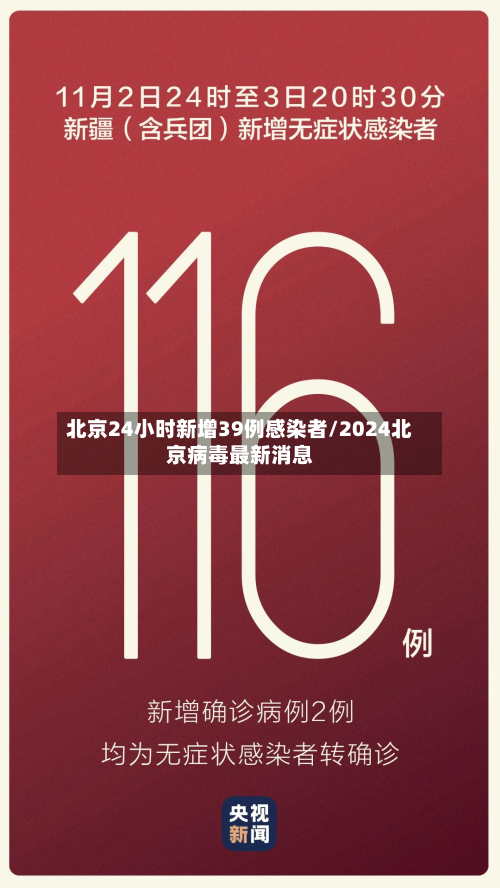 北京24小时新增39例感染者/2024北京病毒最新消息-第1张图片
