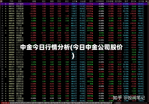 中金今日行情分析(今日中金公司股价)-第1张图片