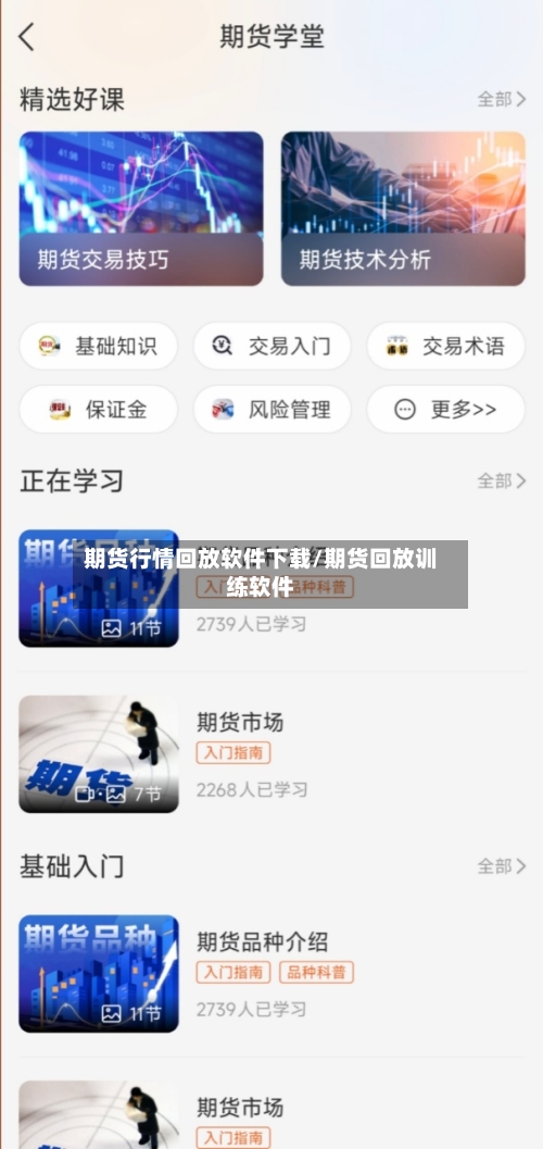 期货行情回放软件下载/期货回放训练软件-第1张图片