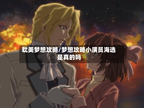 耽美梦想攻略/梦想攻略小演员海选是真的吗-第1张图片