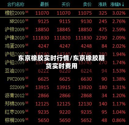 东京橡胶实时行情/东京橡胶期货实时费用