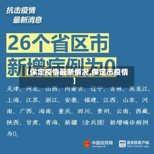 【保定疫情最新情况,保定市疫情】-第2张图片