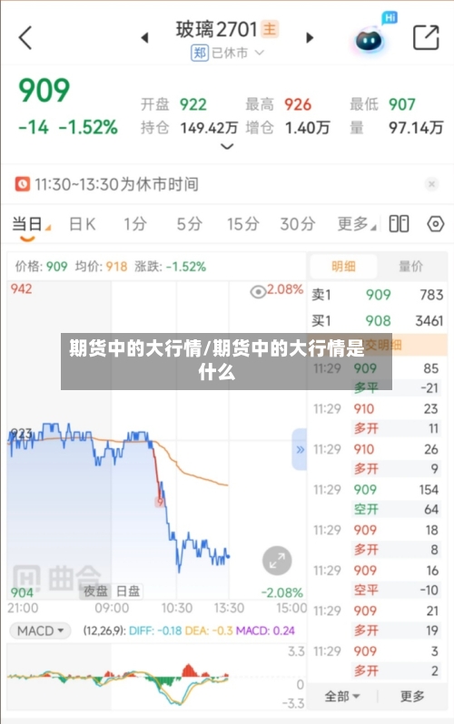 期货中的大行情/期货中的大行情是什么