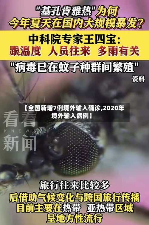 【全国新增7例境外输入确诊,2020年境外输入病例】