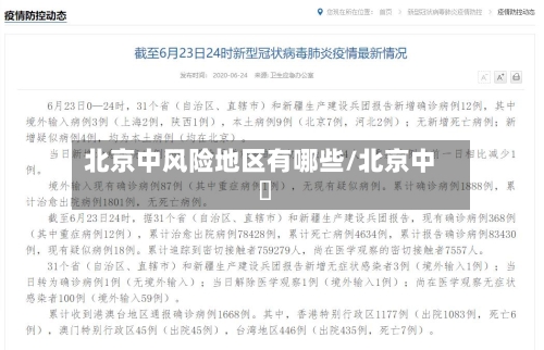 北京中风险地区有哪些/北京中學