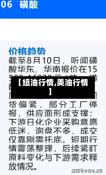 【纽油行情,美油行情】-第1张图片