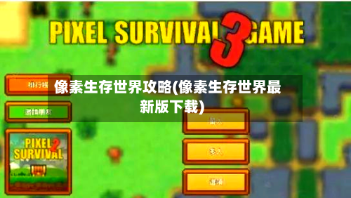 像素生存世界攻略(像素生存世界最新版下载)-第1张图片