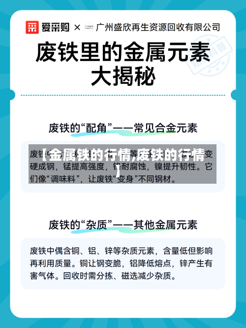 【金属铁的行情,废铁的行情】-第1张图片