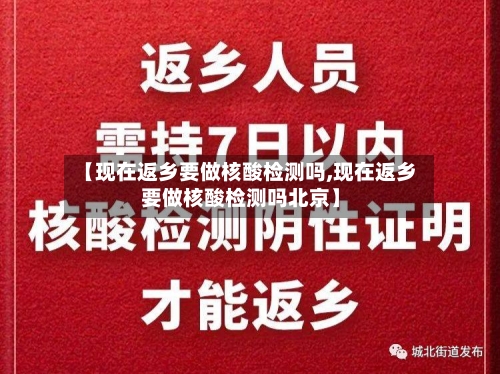 【现在返乡要做核酸检测吗,现在返乡要做核酸检测吗北京】-第1张图片