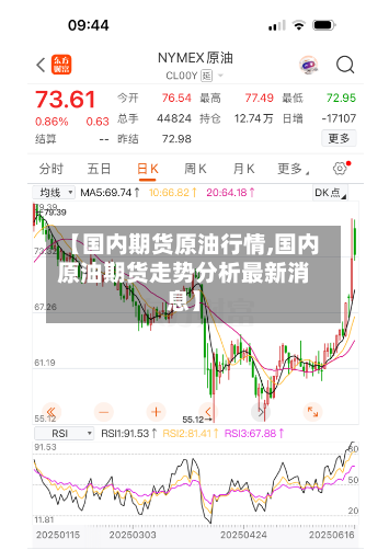 【国内期货原油行情,国内原油期货走势分析最新消息】-第1张图片