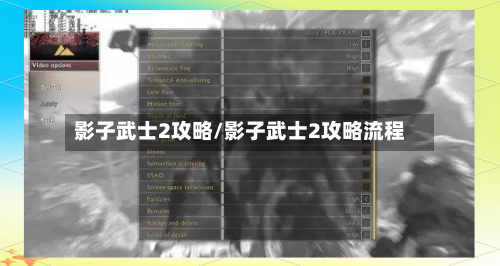 影子武士2攻略/影子武士2攻略流程-第1张图片