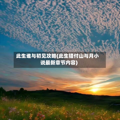 此生谁与初见攻略(此生错付山与月小说最新章节内容)-第1张图片