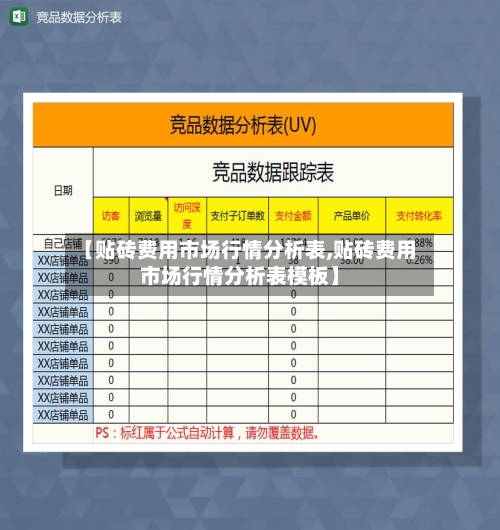【贴砖费用市场行情分析表,贴砖费用市场行情分析表模板】-第1张图片