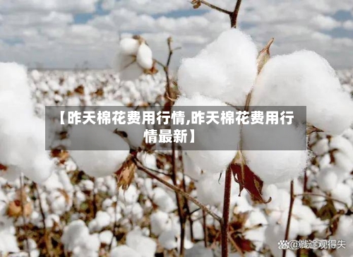 【昨天棉花费用行情,昨天棉花费用行情最新】-第1张图片