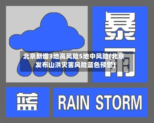 北京新增3地高风险5地中风险(北京发布山洪灾害风险蓝色预警)-第1张图片