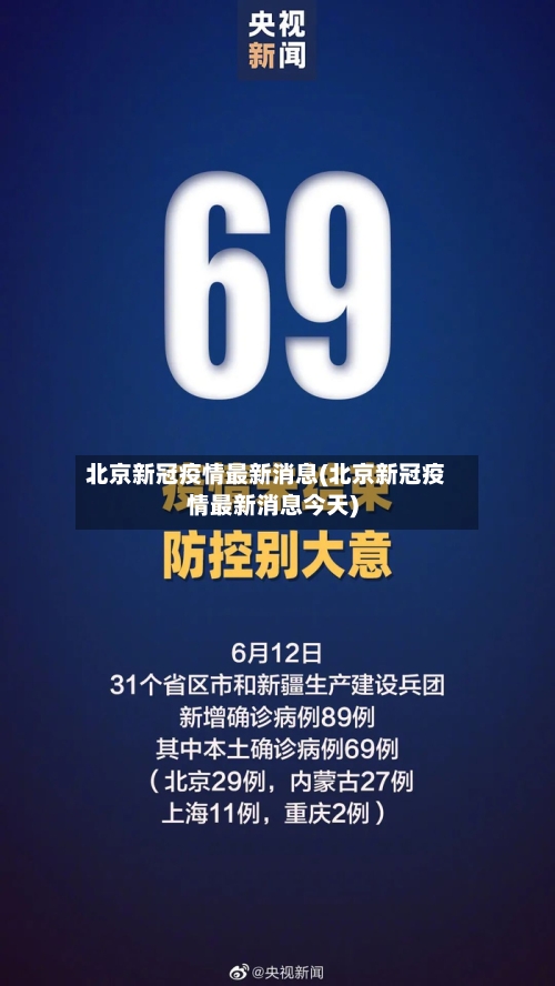 北京新冠疫情最新消息(北京新冠疫情最新消息今天)-第1张图片