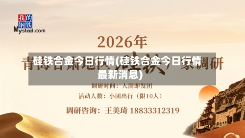 硅铁合金今日行情(硅铁合金今日行情最新消息)-第3张图片