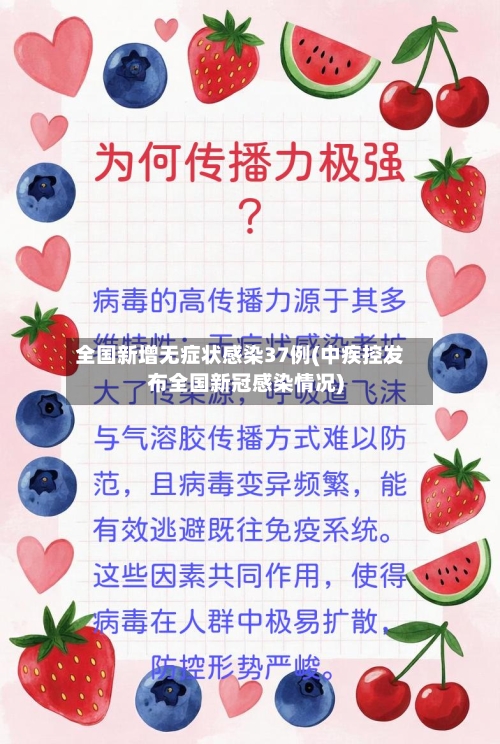 全国新增无症状感染37例(中疾控发布全国新冠感染情况)-第1张图片